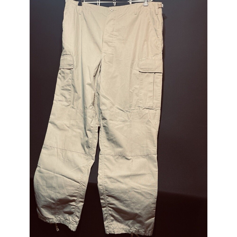 Tru-Spec 8 Pocket BDU Pants Men's XL Long Tan Tactical Cargo Like New